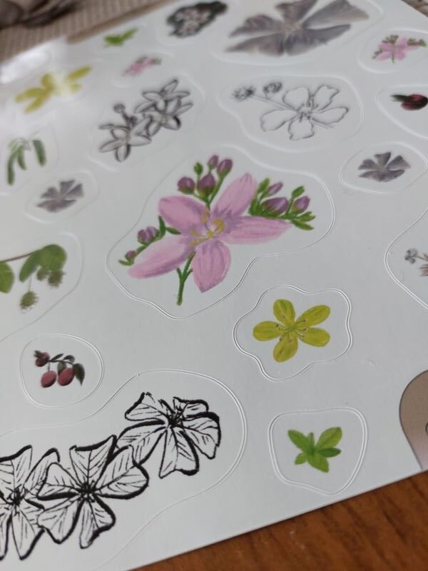 Stickers, Planche des fleurs 1 à 6 – Image 3