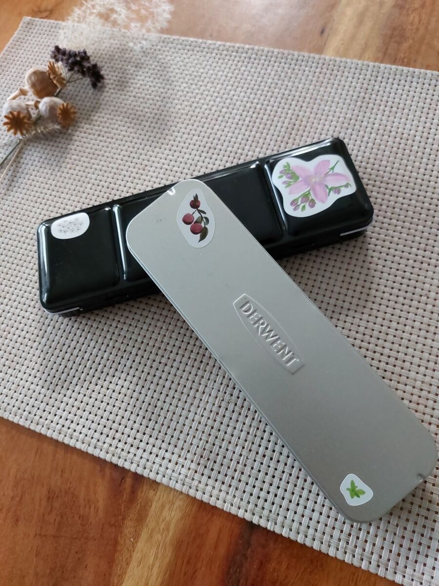 stickers, planche des fleurs 1 à 6